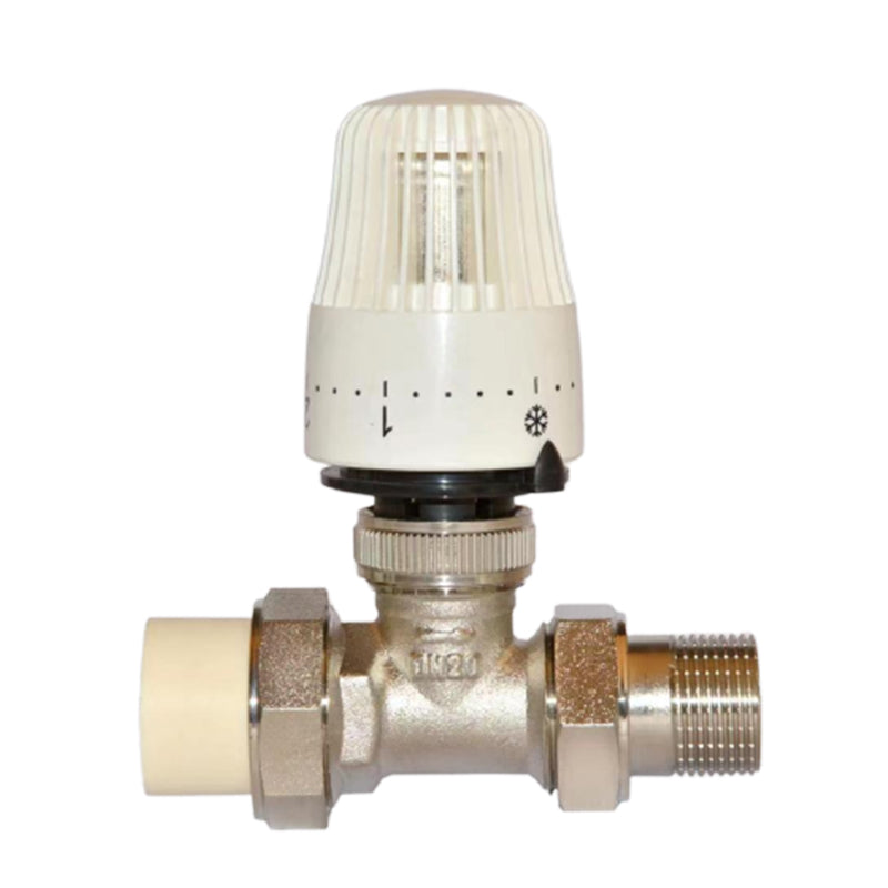 shuangan PPR straight radiator thermostatic control valve DN15×PPR20 DN20×PPR25 DN25×PPR32  Temperature control valve Temperature control valve