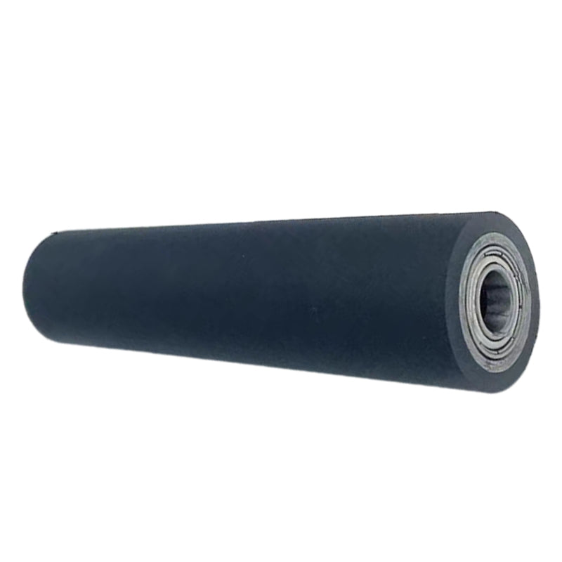 xindong pu rubber pulley(Please consult customer service for pricing)  Polyurethane coated rubber wheel double bearing non-powered roller