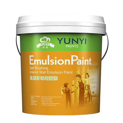 yunyi Self brushing clean odor wall paint, self brushing wall paint, self brushing latex paint