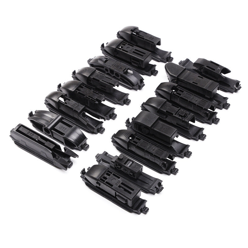 jielun New boneless multifunctional wiper replacement connector car-specific interface wiper 90% of the models wiper blade  Durable quiet high-end