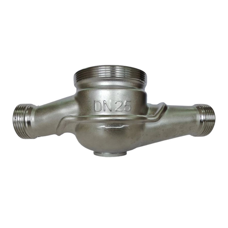 youlipu Water meter housing DN-25 made of stainless steel plate  Horizontal rotor type quick installation water meter
