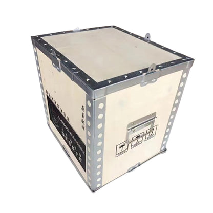hongye Fumigation-free folding steel export crate with top and bottom iron tongue(Please consult customer service for pricing) Waterproof and moisture-proof wooden packing box