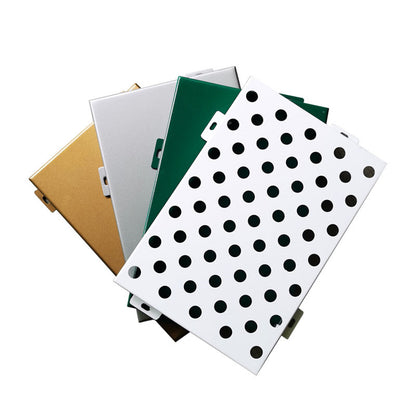Hangwall Aluminum Veneer(Please consult customer service for pricing)  Perforated curtain wall decoration aluminum veneer