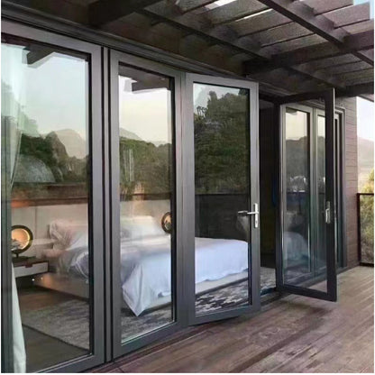 bojiu Folding Door(Please consult customer service for pricing) Sound insulation sealing balcony heavy sliding door