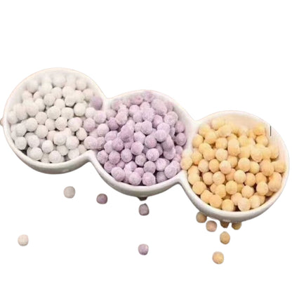 shali Pearl Tri-color Round Pearl Shape 500g/bag*20