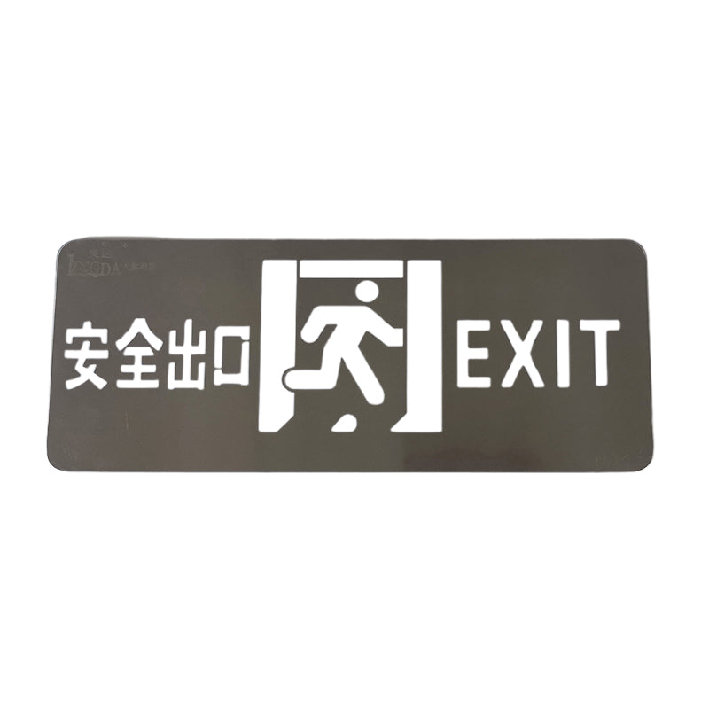 LINGDA Centralized power supply centralized control type emergency sign lighting 350*138*6mm  Fire exit light LED Fire emergency light
