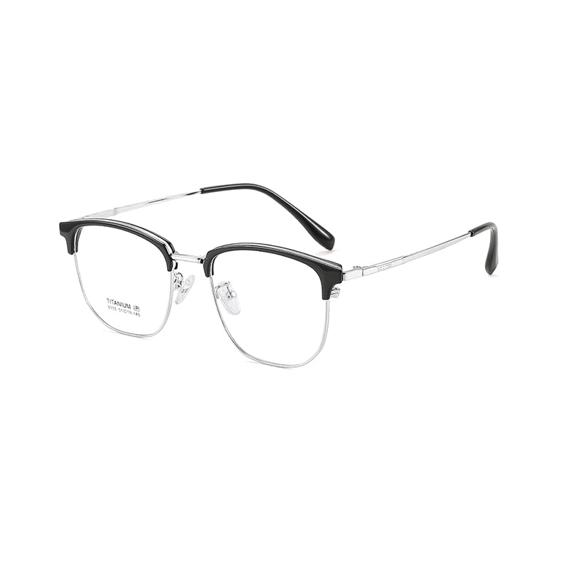 zhengbo Eyeglasses TR Metal Eyebrow 8155 High appearance level The number of degrees can be assigned High definition