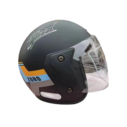 xingguang National standard certification electric car helmet men and women four seasons universal half helmet winter battery car warm helmet male   High Definition Anti-fog Lens
