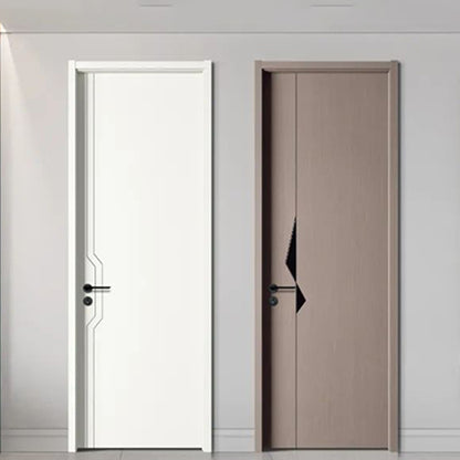 hongfeng Sculpture series    Wooden door   Steel and wood door set door, fashionable and luxurious carbon crystal wood door