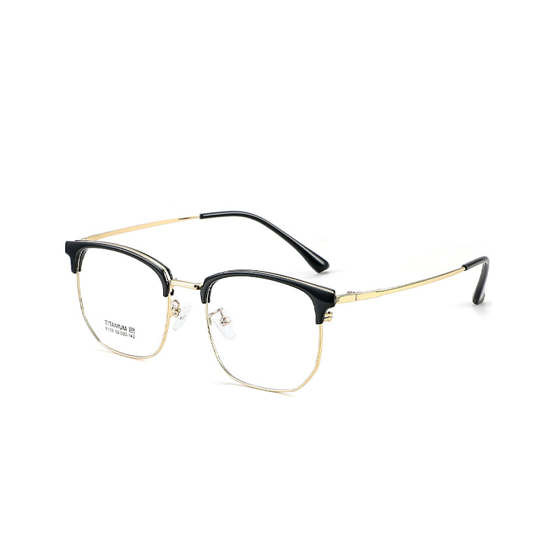 zhengbo Eyeglasses TR Metal Eyebrow 8136  Half frame Anti-blue light ultralight