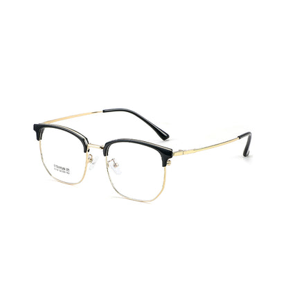 zhengbo Eyeglasses TR Metal Eyebrow 8136  Half frame Anti-blue light ultralight