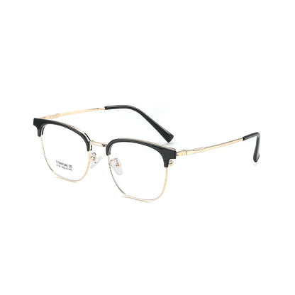 zhengbo Eyeglasses TR Metal Eyebrow 8156 High appearance level The number of degrees can be assigned High definition