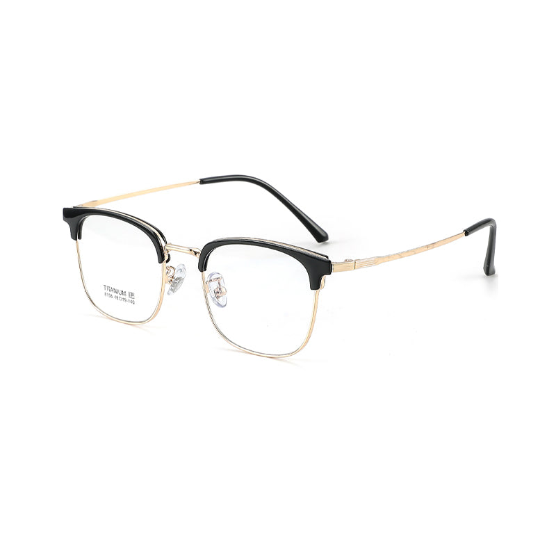 zhengbo Eyeglasses TR Metal Eyebrow 8158 Radiation protection Men and women myopia anti-fatigue