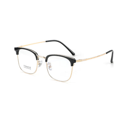 zhengbo Eyeglasses TR Metal Eyebrow 8158 Radiation protection Men and women myopia anti-fatigue