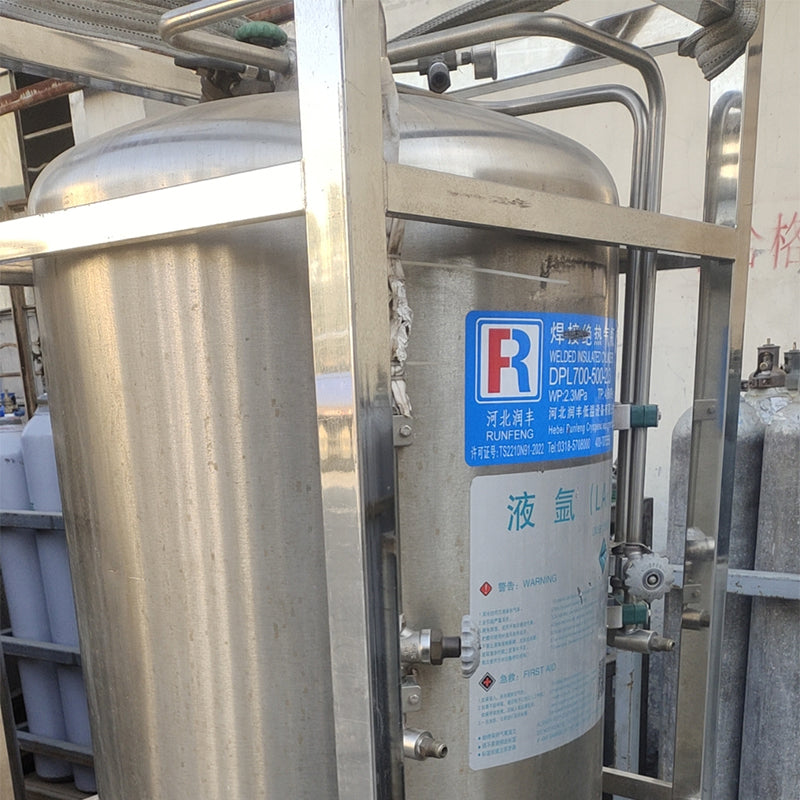 rongli High purity argon  National standard seamless cylinder portable argon cylinder thickened steel argon cylinder