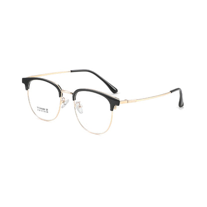 zhengbo Eyeglasses TR Metal Eyebrow 8159 Radiation protection Men and women myopia anti-fatigue
