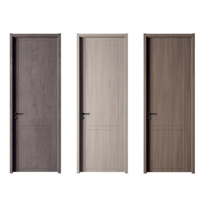 hongfeng Fashionable and simple  Wooden door  Customized household carbon crystal wood doors, unpainted solid wood doors, light luxury room interior doors