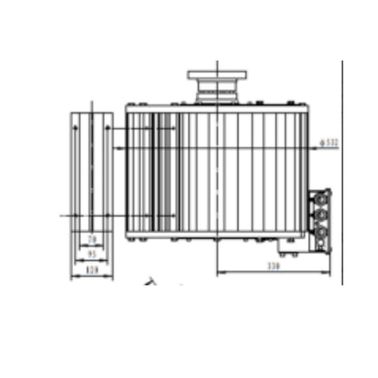 Hexin New Energy Vehicle Motor Series- PM480 Series(Please consult customer service for pricing) permanent magnet synchronous motor efficiently Electric motor hybrid system