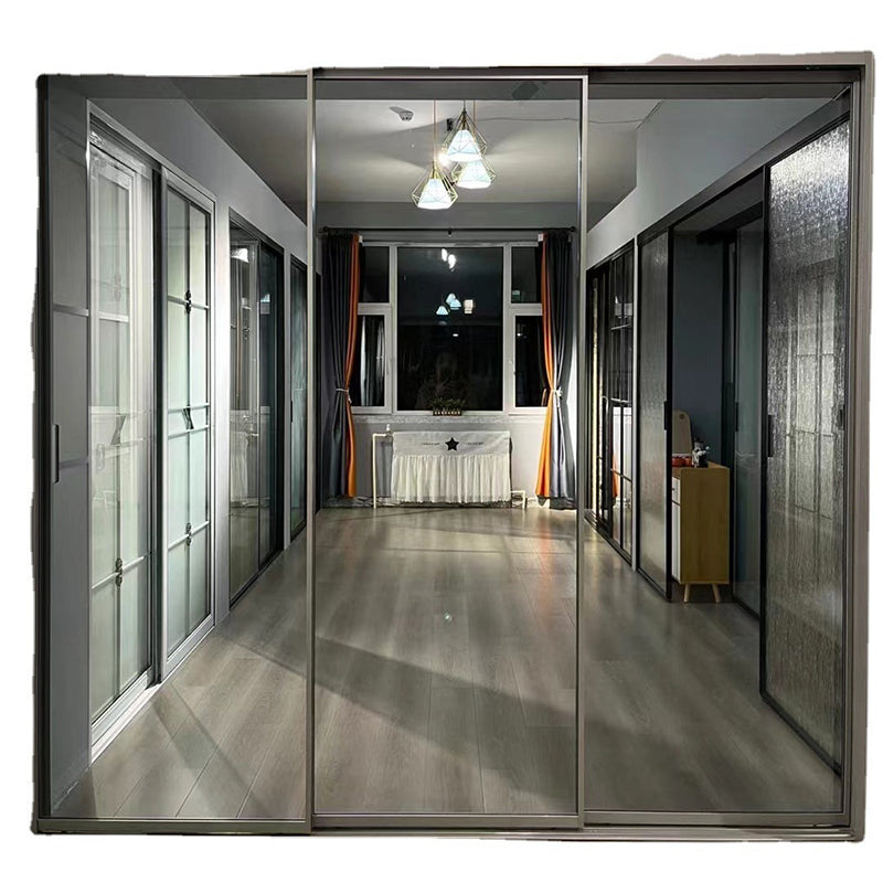 bojiu Sliding door(Please consult customer service for pricing)  Flat door Changhong oil sand glass door