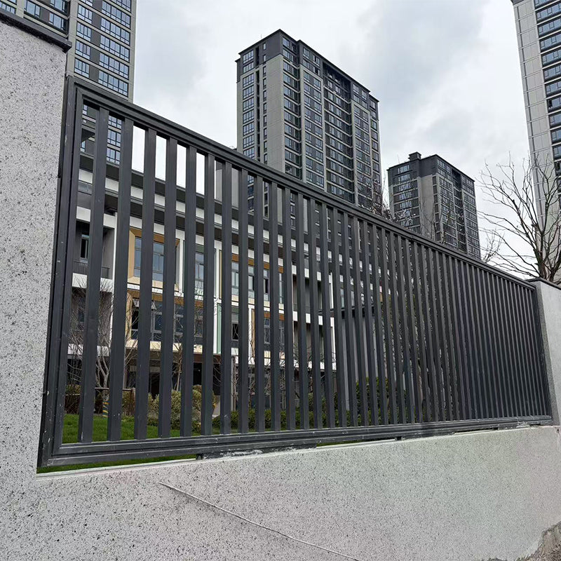Hengze Wrought Iron Fence Railing Outdoor Courtyard Guardrail  Anti-Theft & Anti-Climbing Design(Please consult customer service for pricing)