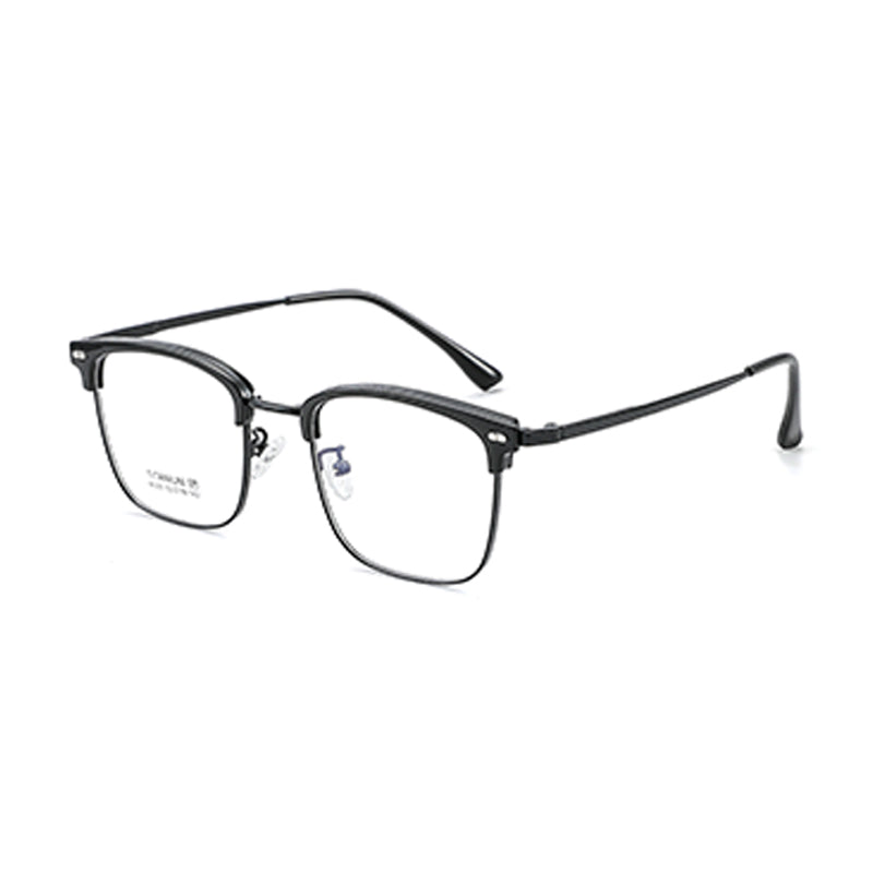 zhengbo Eyeglasses TR Metal Eyebrow 8129 Half frame Anti-blue light ultralight