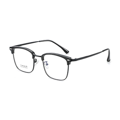 zhengbo Eyeglasses TR Metal Eyebrow 8129 Half frame Anti-blue light ultralight