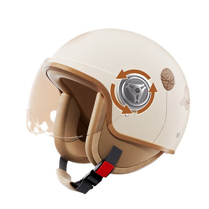 xingguang 3C certification winter warm electric car helmet ladies battery motorcycle four seasons universal HD full helmet male helmet