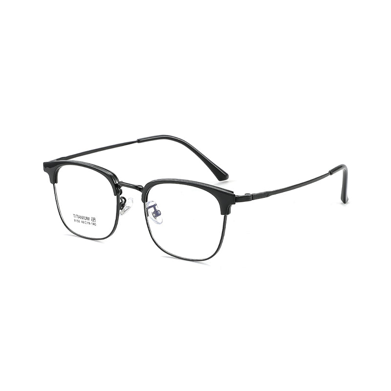 zhengbo Eyeglasses TR Metal Eyebrow 8158 Radiation protection Men and women myopia anti-fatigue