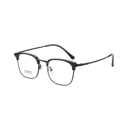zhengbo Eyeglasses TR Metal Eyebrow 8158 Radiation protection Men and women myopia anti-fatigue