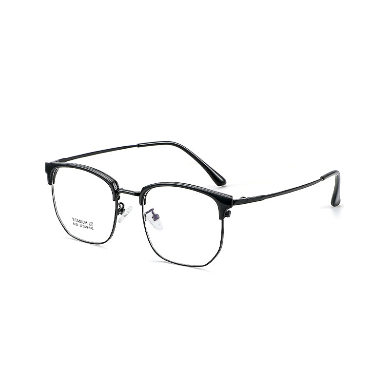 zhengbo Eyeglasses TR Metal Eyebrow 8136  Half frame Anti-blue light ultralight