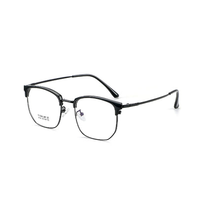 zhengbo Eyeglasses TR Metal Eyebrow 8136  Half frame Anti-blue light ultralight