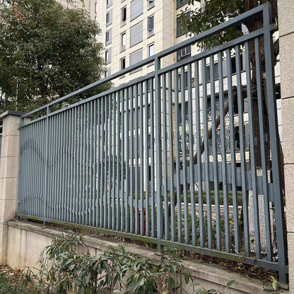 Hengze Wrought Iron Fence Railing Outdoor Courtyard Guardrail  Anti-Theft & Anti-Climbing Design(Please consult customer service for pricing)