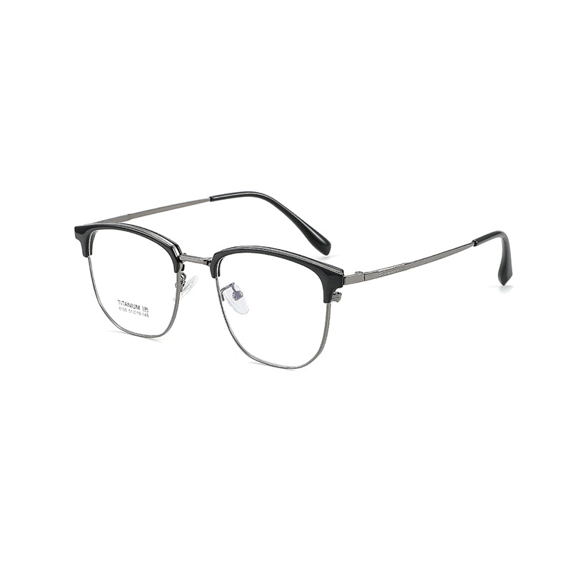 zhengbo Eyeglasses TR Metal Eyebrow 8155 High appearance level The number of degrees can be assigned High definition