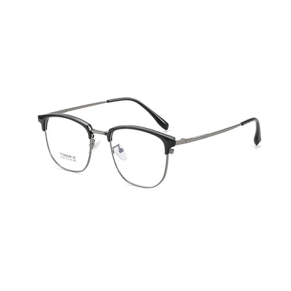 zhengbo Eyeglasses TR Metal Eyebrow 8155 High appearance level The number of degrees can be assigned High definition