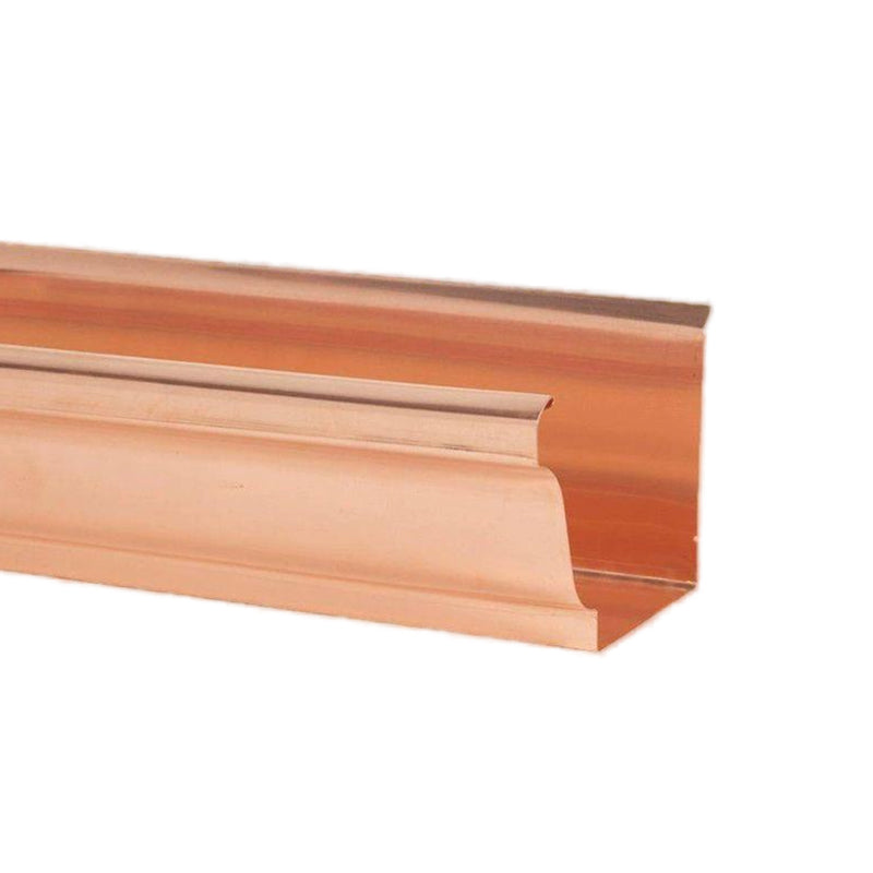 shunshui Pure copper gutter water trough, which is leak-proof and resistant to aging, serves as a roof drainage pipe fitting(Please consult customer service for pricing)