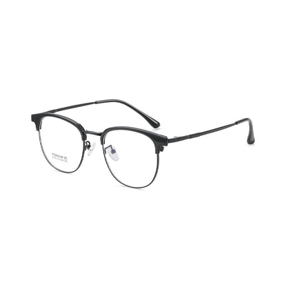 zhengbo Eyeglasses TR Metal Eyebrow 8159 Radiation protection Men and women myopia anti-fatigue