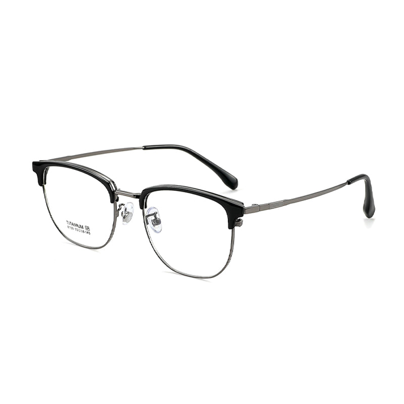zhengbo Eyeglasses TR Metal Eyebrow 8169 Radiation protection Men and women myopia anti-fatigue