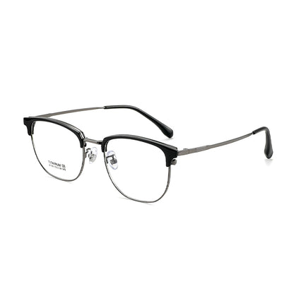 zhengbo Eyeglasses TR Metal Eyebrow 8169 Radiation protection Men and women myopia anti-fatigue