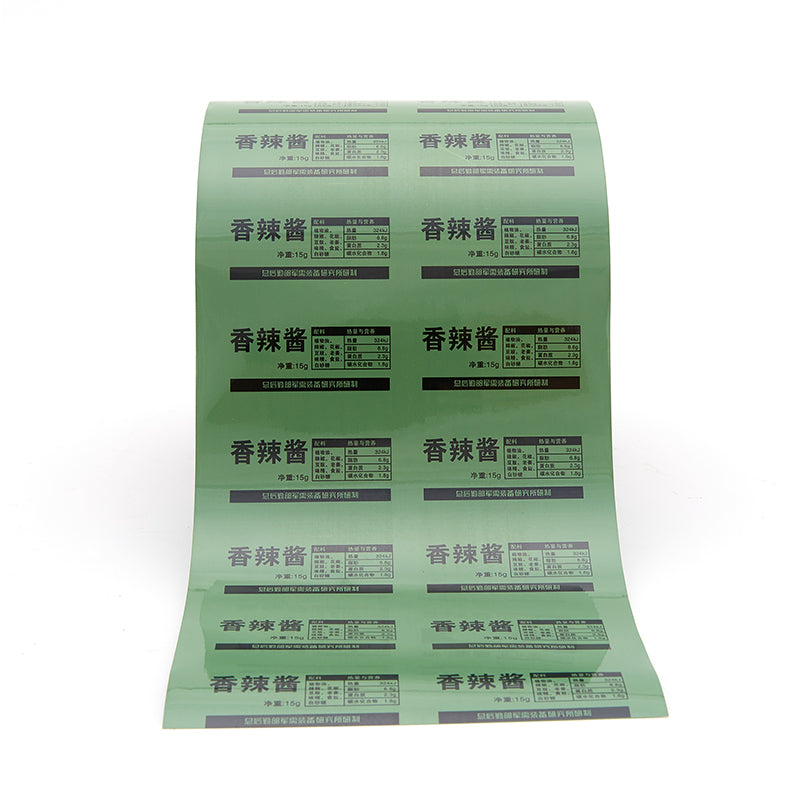 jiucai Hot Sauce Wrap(Please consult customer service for pricing)  PET membrane composite membrane food roll membrane