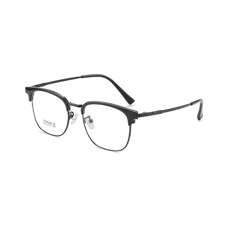 zhengbo Eyeglasses TR Metal Eyebrow 8156 High appearance level The number of degrees can be assigned High definition