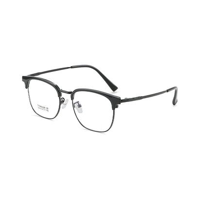 zhengbo Eyeglasses TR Metal Eyebrow 8156 High appearance level The number of degrees can be assigned High definition