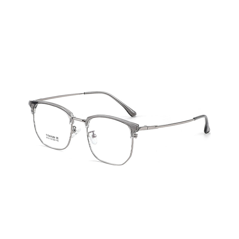 zhengbo Eyeglasses TR Metal Eyebrow 8136  Half frame Anti-blue light ultralight