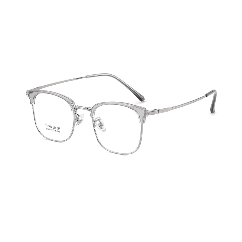 zhengbo Eyeglasses TR Metal Eyebrow 8158 Radiation protection Men and women myopia anti-fatigue