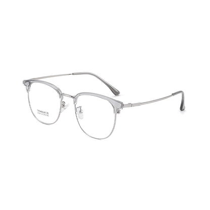 zhengbo Eyeglasses TR Metal Eyebrow 8159 Radiation protection Men and women myopia anti-fatigue