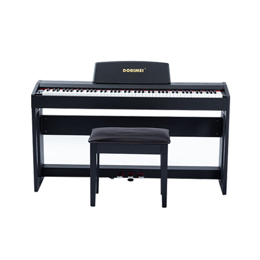 lida 88-key heavy hammer simple function push-pull cover electric piano LD25 Beginner's Home Electronic Piano Electric Piano