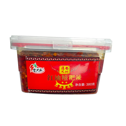 xinjiayu Leitian pepper red oil glutinous rice cake pepper 380g*16