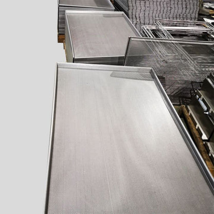 yinming Thickened punched stainless steel plate can be customized with opposite sex cover plate, stainless steel galvanized punched mesh aluminum plate