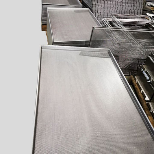 yinming Thickened punched stainless steel plate can be customized with opposite sex cover plate, stainless steel galvanized punched mesh aluminum plate