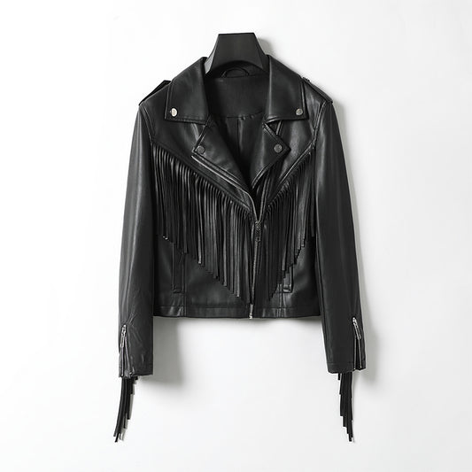 minwang PU Women Jacket LS2022
