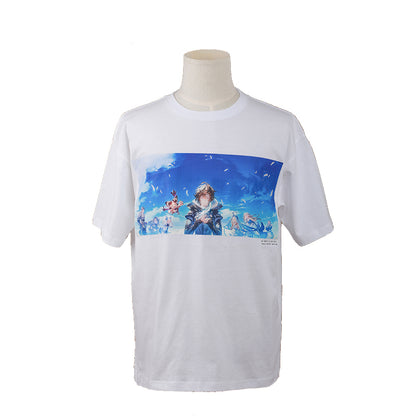 Summer Cotton Versatile T-shirt Casual Style T-shirt Basic Short Sleeve